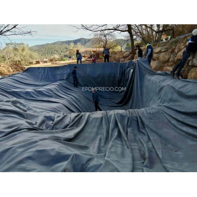 Lámina EPDM 1,00 mm libre de sílice | Estanques y balsas SOCYR