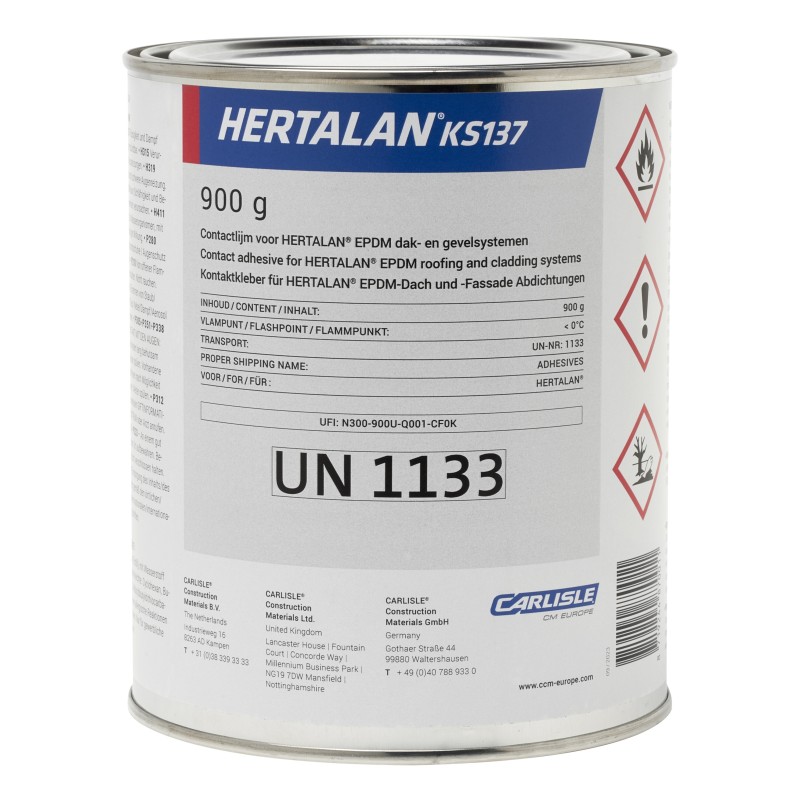 Hertalan KS137 | Adhesivo de contacto EPDM profesional HERTALAN | SOCYR