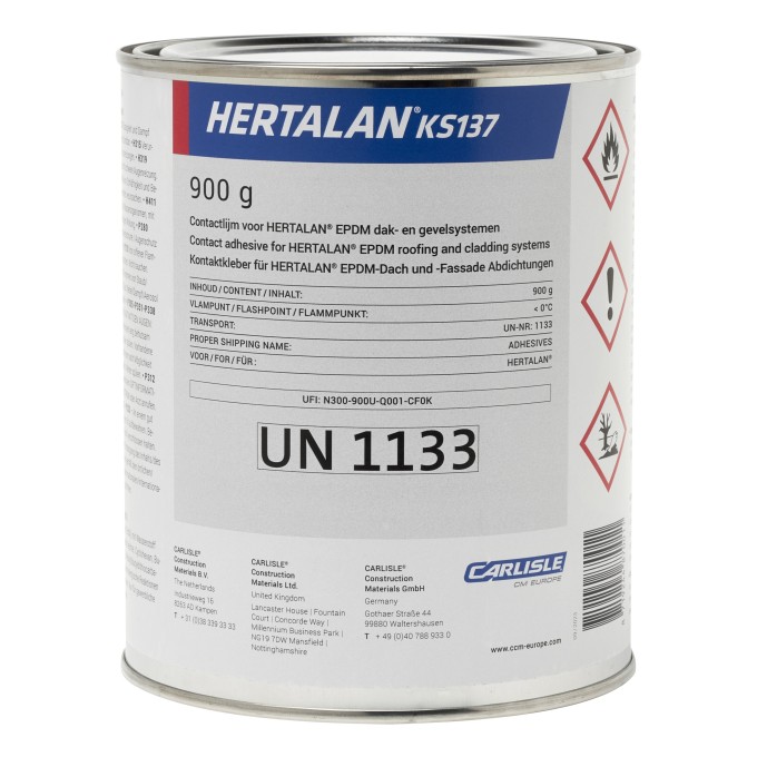 Hertalan KS137 | Adhesivo de contacto EPDM profesional HERTALAN | SOCYR
