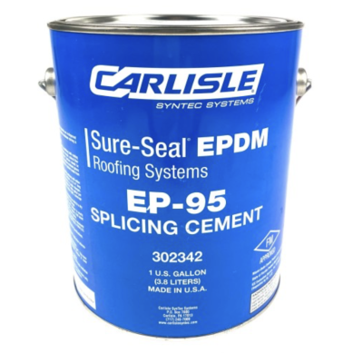 Cola negra EP95 1 L Carlisle | Adhesivo de solape EPDM SOCYR