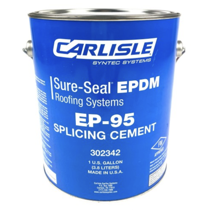 Cola negra EP95 1 L Carlisle | Adhesivo de solape EPDM SOCYR